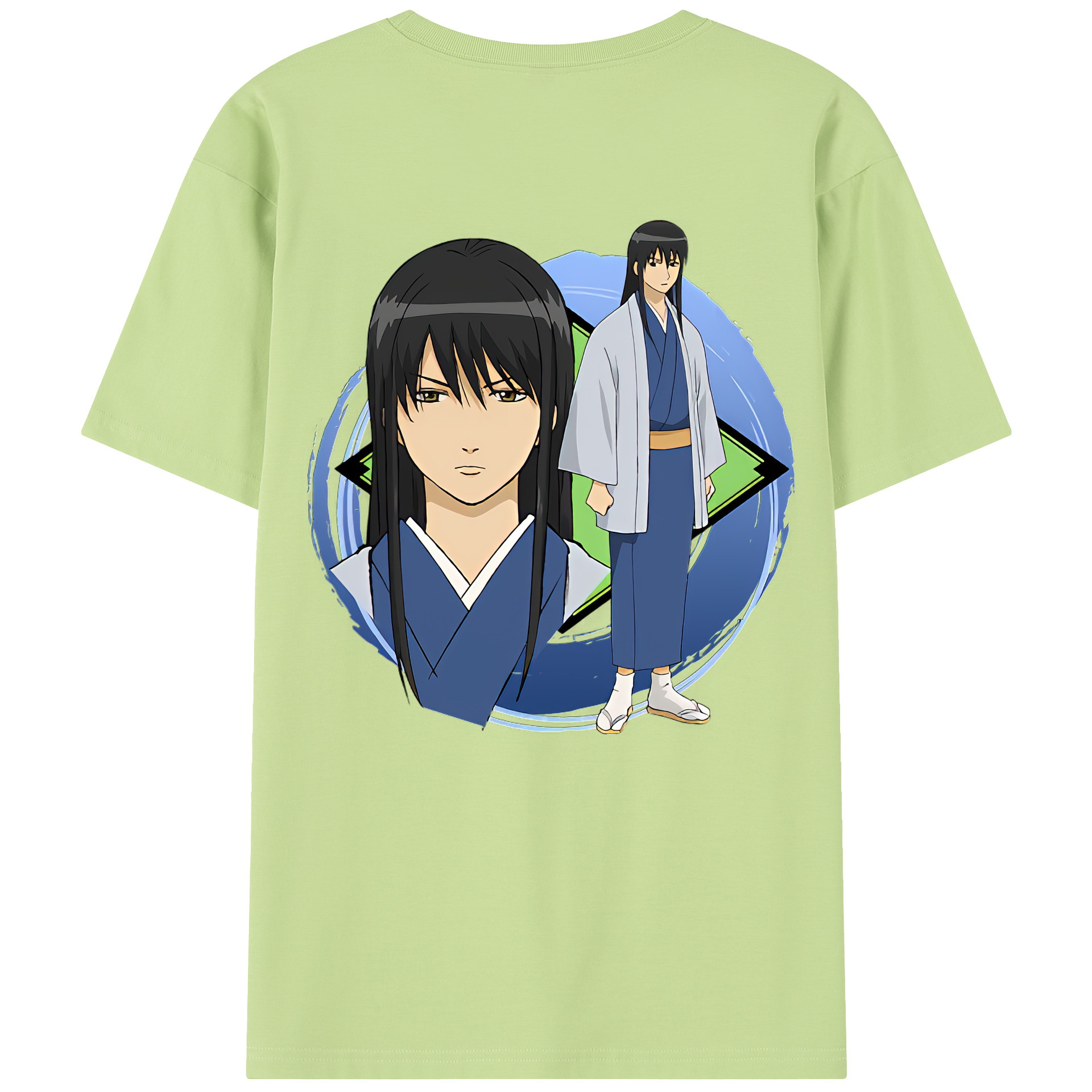 （画像用） ぎんたま 坂田銀時（さかたぎんとき） 神楽 志村新八（しむら しんぱち） GINTAMA Sakata Gintoki Kagura Shimura Shinpachi 綿100％半袖Tシャツ（背面プリント）